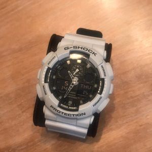 G-Shock GA-100 Military Series White